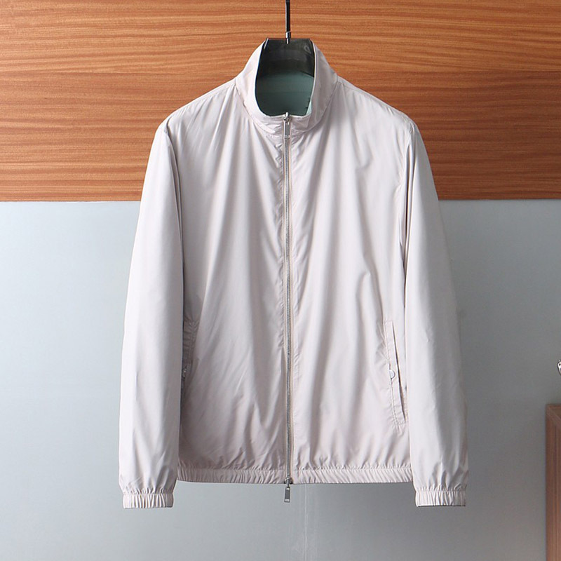 2025 New Slightly Loose Comfortable Lightweight Men Business Casual Stand-up Collar Jacket