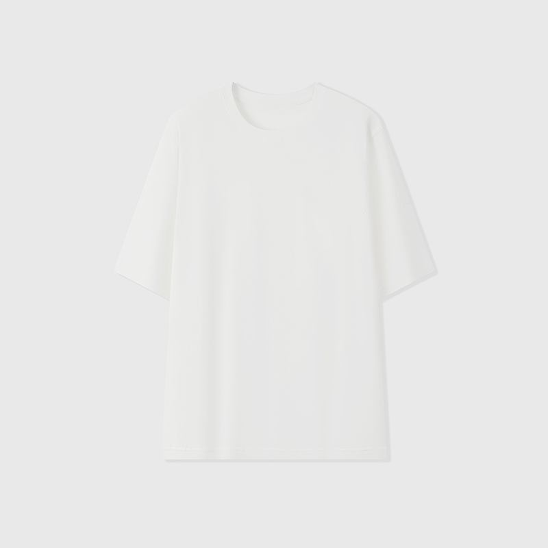 2026 Spring/Summer Horse Leather Patch Short Sleeve T-Shirt – Premium White Men's Tee  Short Description
