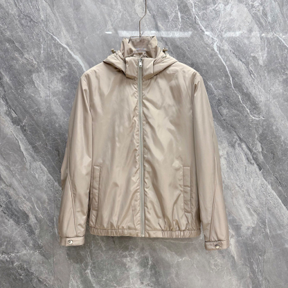 2026 Fall/Winter Lightweight Luxury Hooded Cotton Jacket – Men's Padded Casual Outerwear