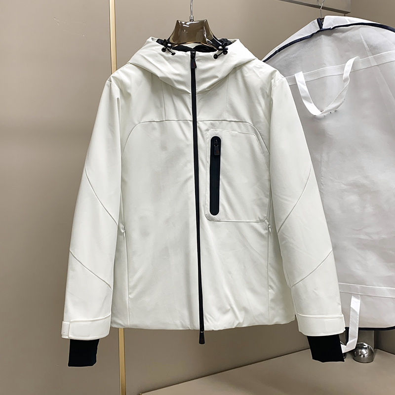 Waterproof Windproof Lightweight Breathable Goose Down Insulated Casual Outdoor Seam-Sealed Down Jacket 2024
