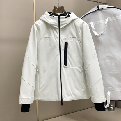 Waterproof Windproof Lightweight Breathable Goose Down Insulated Casual Outdoor Seam-Sealed Down Jacket 2024