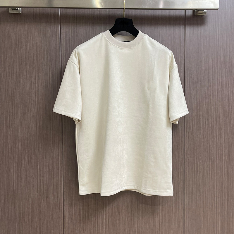 2025 Spring/Summer New Ultra-Soft 14-Gauge Yarn Skin-Friendly Breathable Lightweight Italian Blended Wool Short Sleeve Knitwear