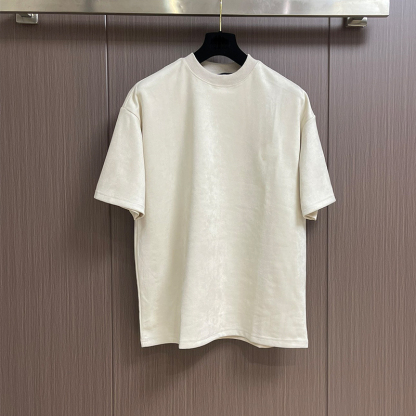2025 Spring/Summer New Ultra-Soft 14-Gauge Yarn Skin-Friendly Breathable Lightweight Italian Blended Wool Short Sleeve Knitwear
