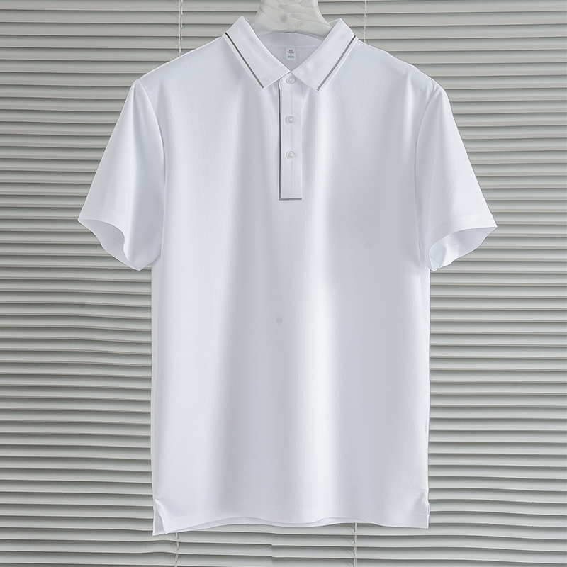 2025 New Soft Comfortable Stretch Skin-Friendly Wrinkle-Resistant Breathable Moisture-Wicking Men's Business Short Sleeve Shirt with Turn-Down Collar