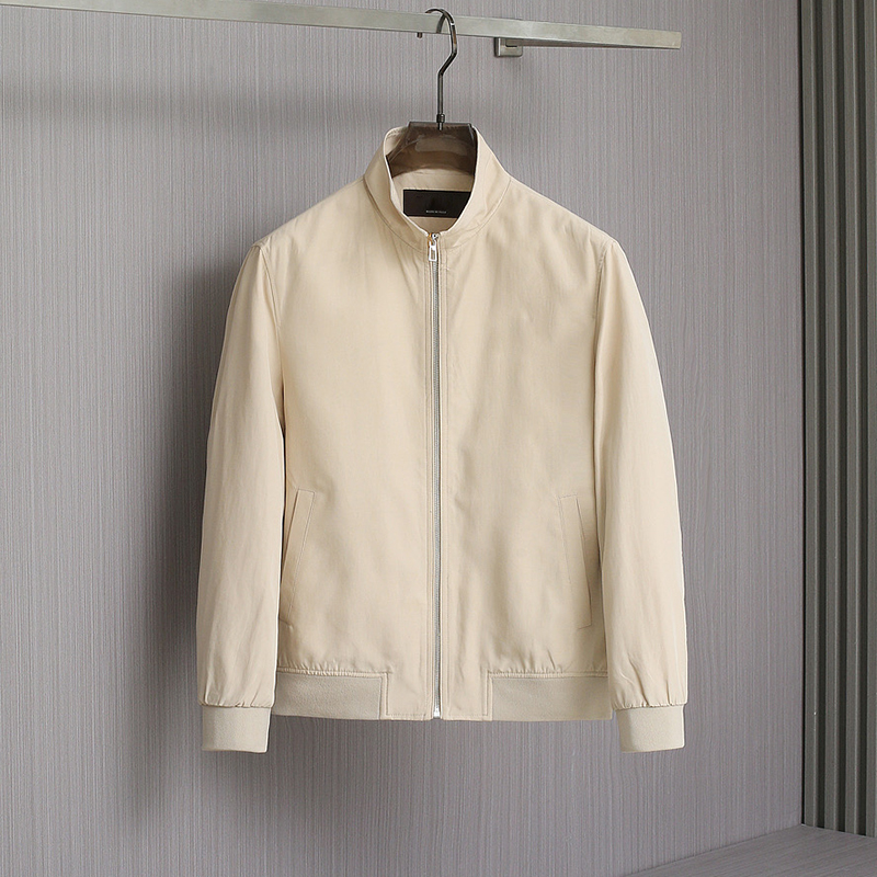 2025 Spring/Summer New Lightweight Soft Structured Windproof Men's Luxury Casual Jacket Outerwear