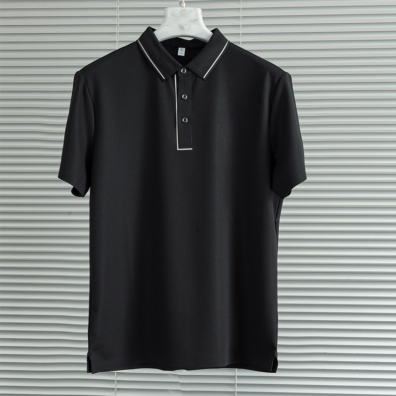 2025 New Soft Comfortable Stretch Skin-Friendly Wrinkle-Resistant Breathable Moisture-Wicking Men's Business Short Sleeve Shirt with Turn-Down Collar