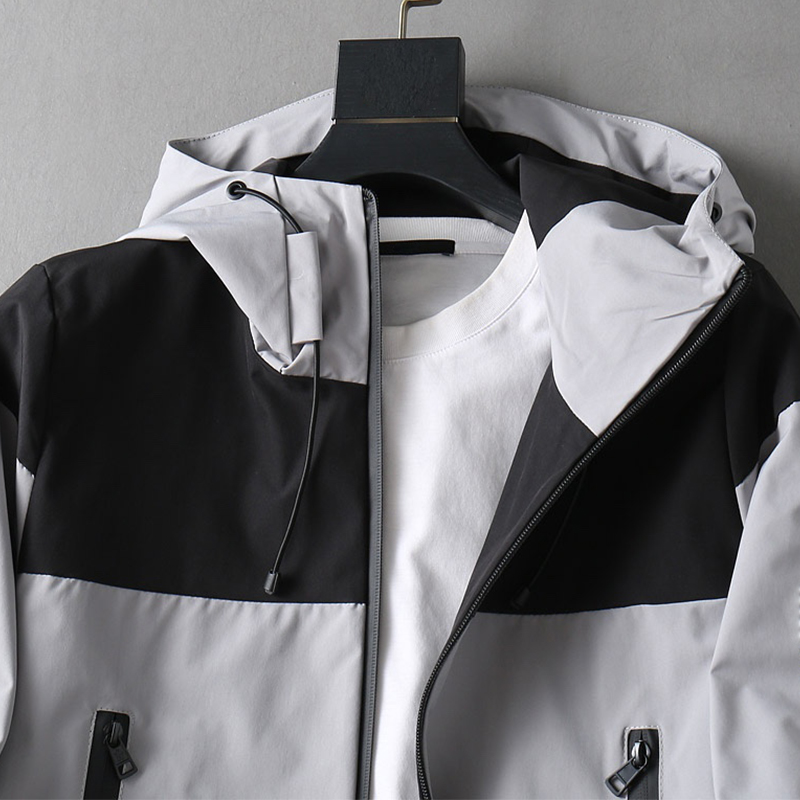 2025 Spring New Soft Fine Comfortable Breathable, Men's Fashion Casual Hooded Jacket Outerwear