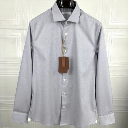2025 New Lightweight Silky Soft Skin-Friendly  Slim-Fit Men's Business Casual Long Sleeve Shirt