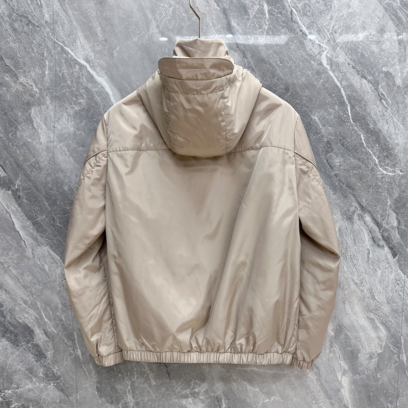2026 Fall/Winter Lightweight Luxury Hooded Cotton Jacket – Men's Padded Casual Outerwear