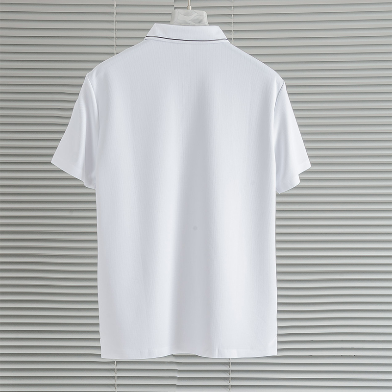 2025 New Soft Comfortable Stretch Skin-Friendly Wrinkle-Resistant Breathable Moisture-Wicking Men's Business Short Sleeve Shirt with Turn-Down Collar
