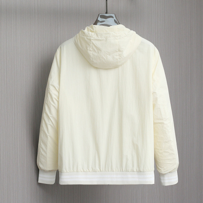 2025 Spring/Summer New Breathable Comfortable Custom Premium Fabric Casual Tailoring Excellent Fit Men's Hooded Jacket