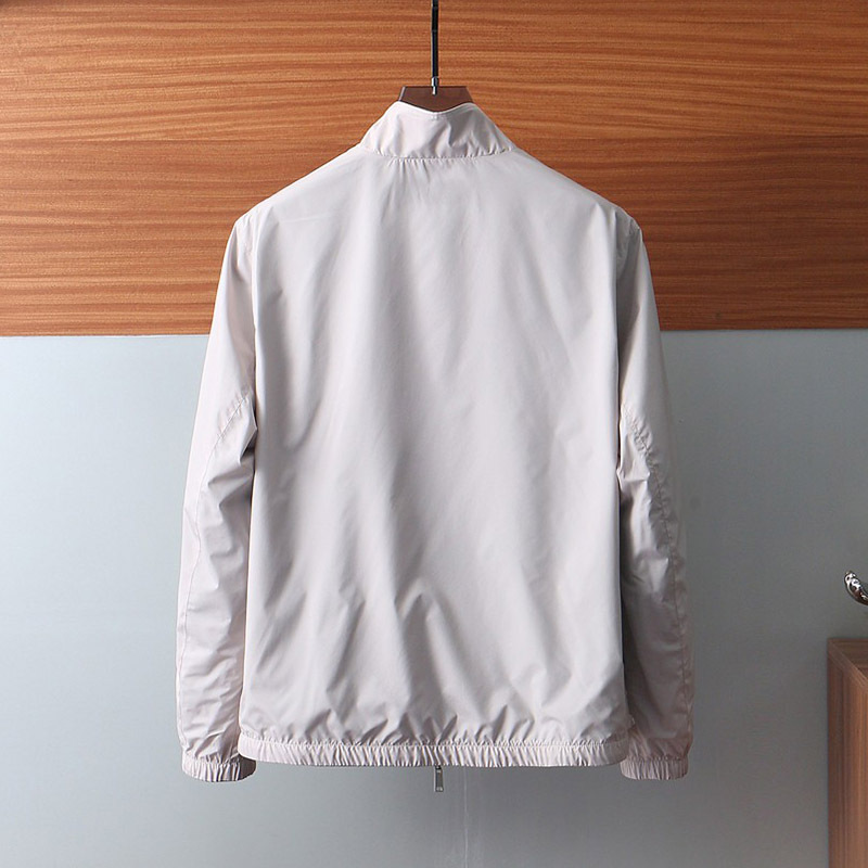 2025 New Slightly Loose Comfortable Lightweight Men Business Casual Stand-up Collar Jacket