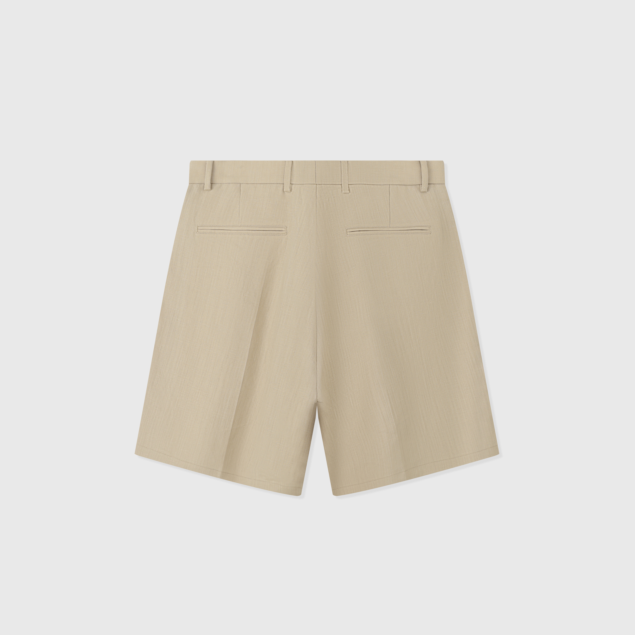 2026 New Fashion Buxton Linen Bermuda Shorts – Khaki | Spring/Summer 2026 Collection