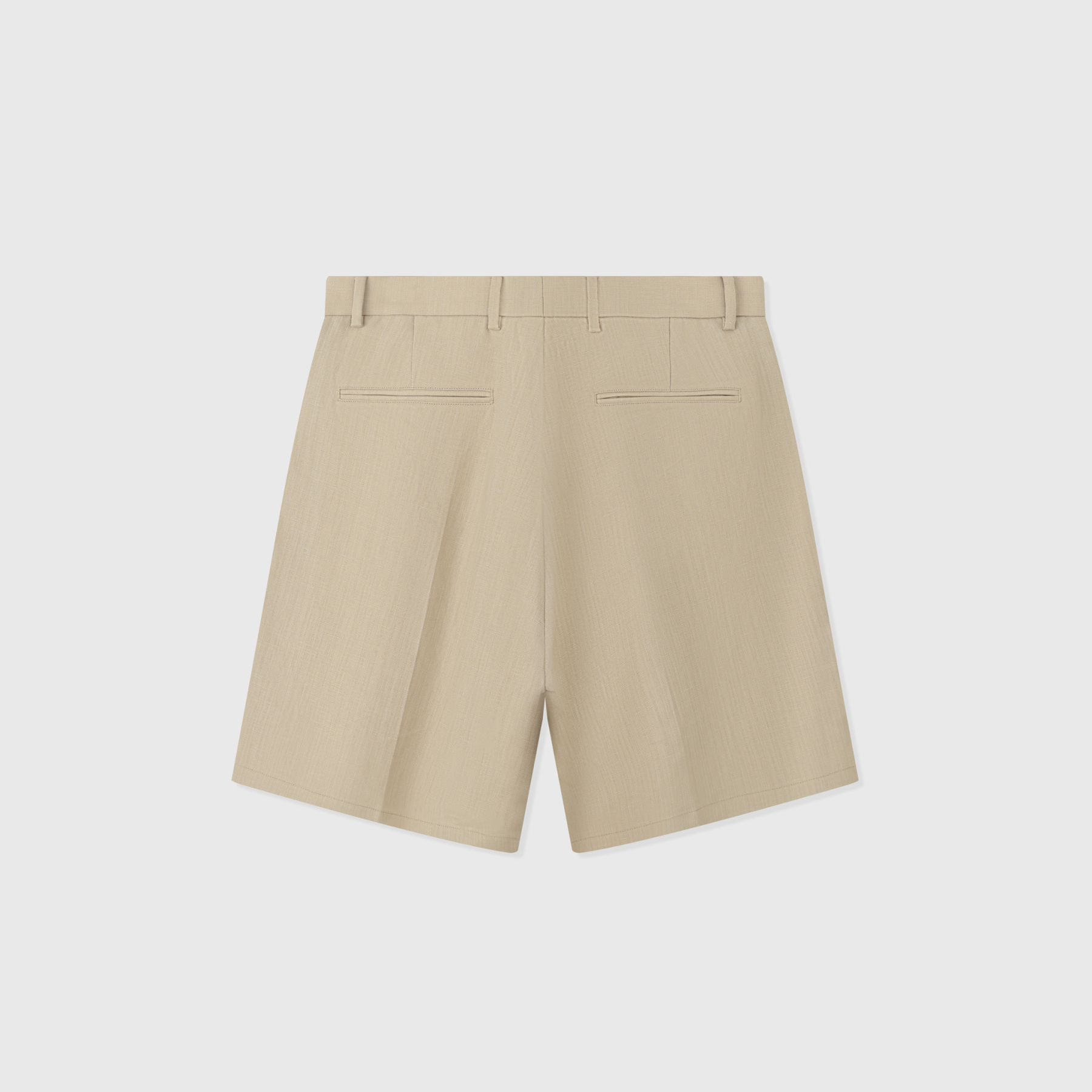 2026 New Fashion Buxton Linen Bermuda Shorts – Khaki | Spring/Summer 2026 Collection