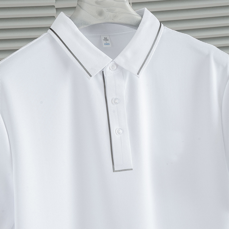 2025 New Soft Comfortable Stretch Skin-Friendly Wrinkle-Resistant Breathable Moisture-Wicking Men's Business Short Sleeve Shirt with Turn-Down Collar