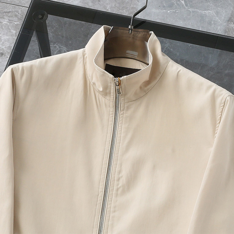 2025 Spring/Summer New Lightweight Soft Structured Windproof Men's Luxury Casual Jacket Outerwear