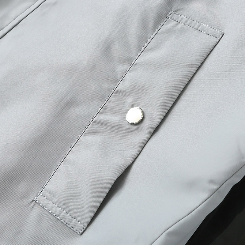 2025 New Eco-Friendly Windproof Waterproof Soft Skin-Friendly Wrinkle-Resistant Structured Business Casual Stand Collar Jacket Outerwear