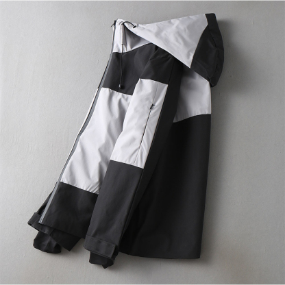 2025 Spring New Soft Fine Comfortable Breathable, Men's Fashion Casual Hooded Jacket Outerwear