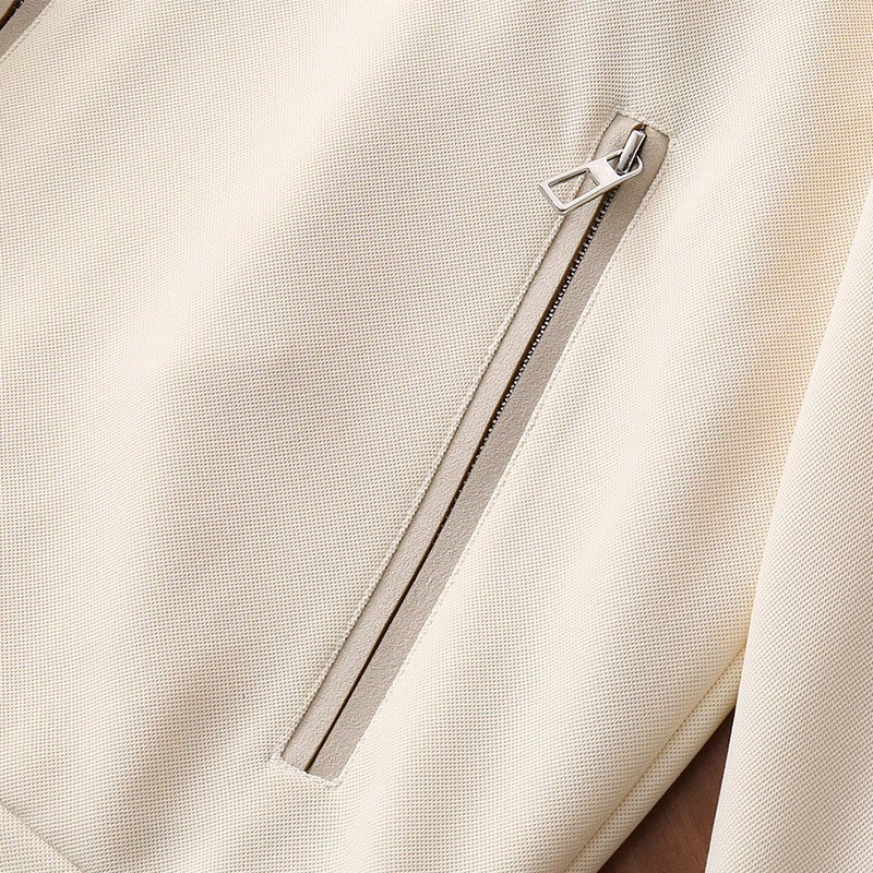 2025 Spring/Summer  Cashmere-Polyester Dense Weave Coats Thread Clean Fit Essential Hooded Jacket