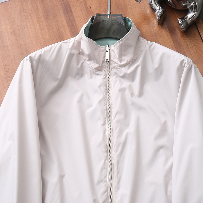 2025 New Slightly Loose Comfortable Lightweight Men Business Casual Stand-up Collar Jacket