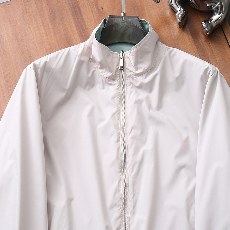 2025 New Slightly Loose Comfortable Lightweight Men Business Casual Stand-up Collar Jacket