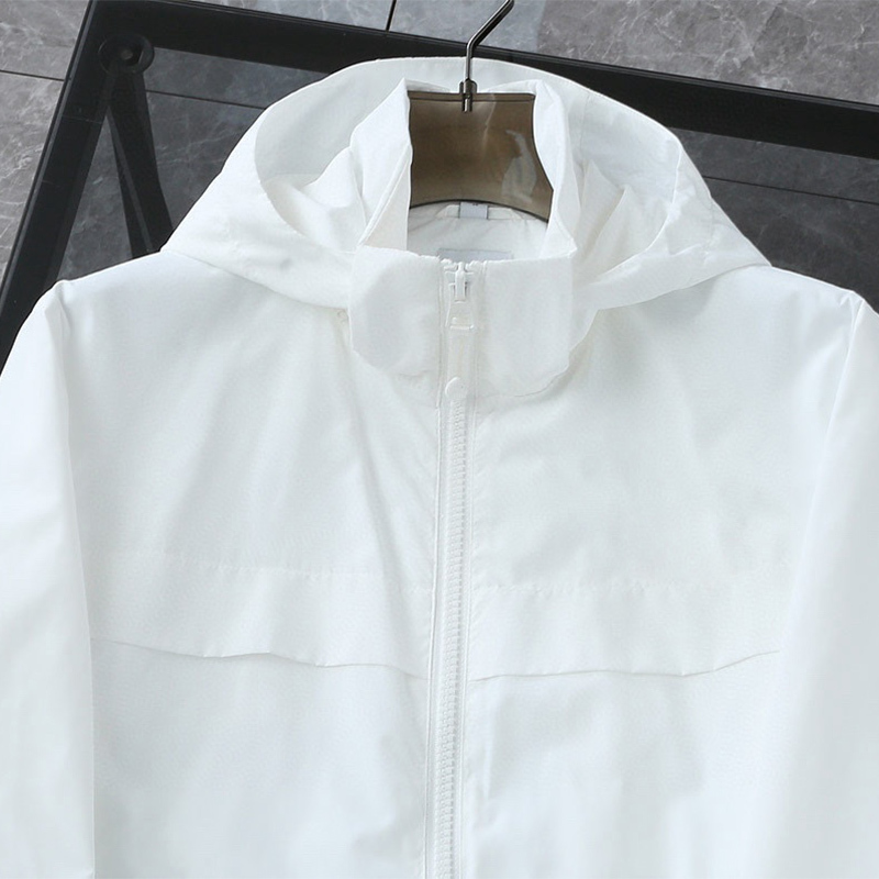 2025 Spring/Summer Imported Lightweight Fiber Fabric Breathable Comfort Minimalist Timeless Design Men's Hooded Jacket Business Casual Trench Coat