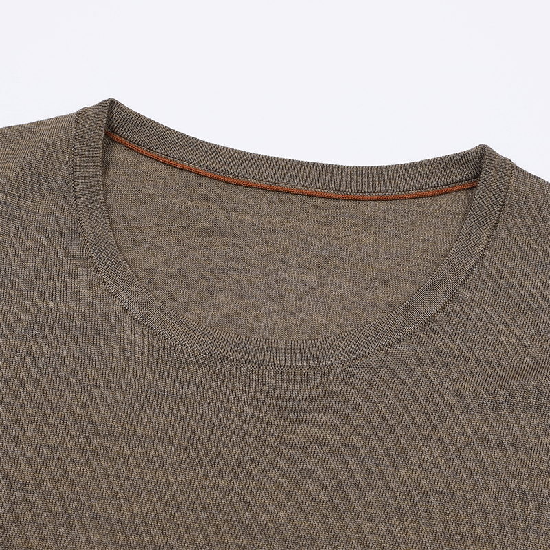 2026 Fall/Winter Icewish Wool Knit Crewneck Sweater – Classic Long Sleeve Men's Pullover