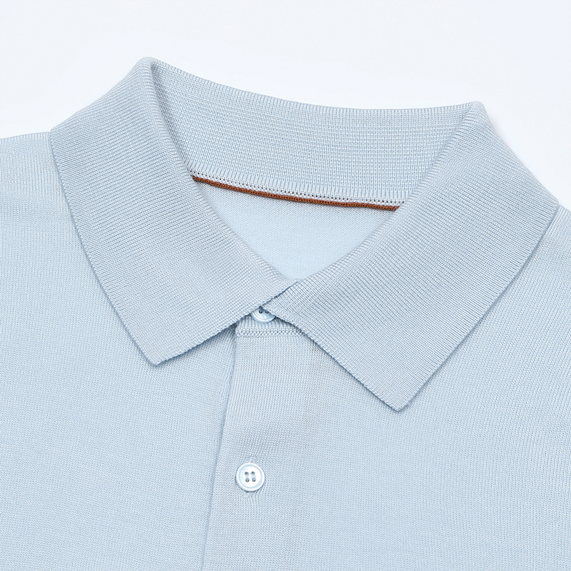 2026 Fall/Winter Icewish Wool Knit Polo Shirt – Premium Long Sleeve Men's Sweater