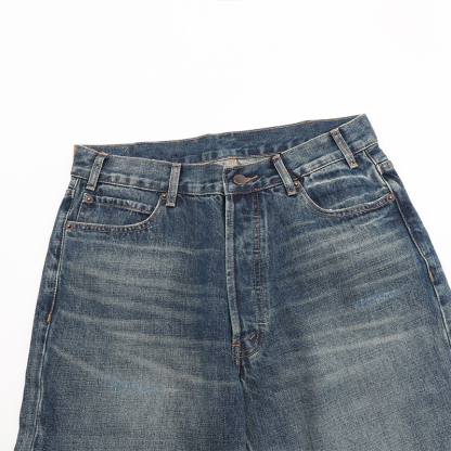 Blue Distressed Jeans – Premium Men's Denim with Vintage Wash and Modern Casual Style