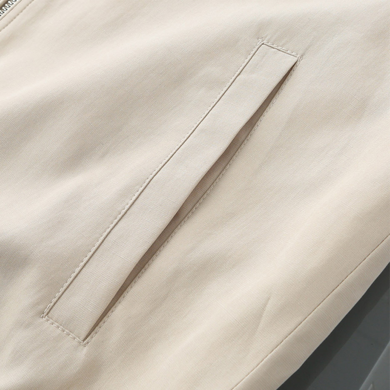 2025 Spring/Summer New Lightweight Soft Structured Windproof Men's Luxury Casual Jacket Outerwear