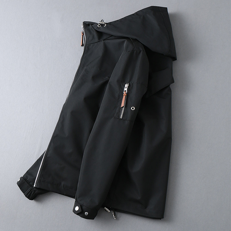 2025 Spring New Soft Fine Comfortable Breathable, Men's Fashion Casual Hooded Jacket Outerwear