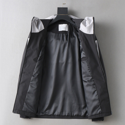 2025 Spring New Soft Fine Comfortable Breathable, Men's Fashion Casual Hooded Jacket Outerwear