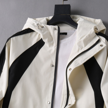 2025 Spring New Soft Fine Comfortable Breathable, Men's Fashion Casual Hooded Jacket Outerwear