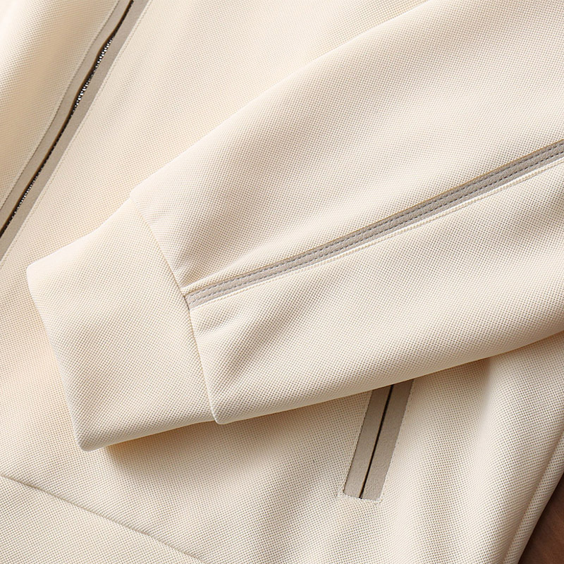 2025 Spring/Summer  Cashmere-Polyester Dense Weave Coats Thread Clean Fit Essential Hooded Jacket