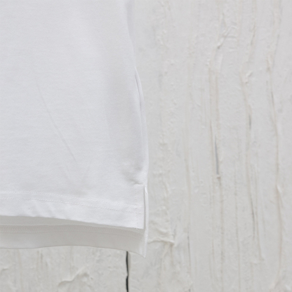 2025 New Fashion Jacquard Fabric, Smooth Soft Comfortable Breathable, Line Design Round Neck Short Sleeve T-Shirt