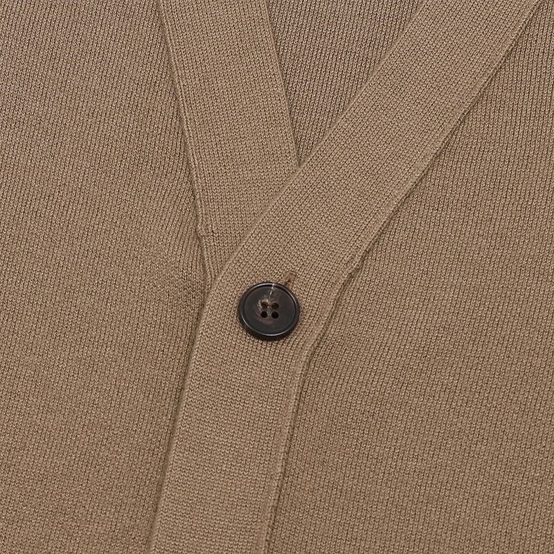 2026 Classic Cashmere Vest – Men's Deep Khaki Wool Knit Sleeveless Sweater Sizes 46-54 Available