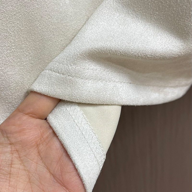 2025 Spring/Summer New Ultra-Soft 14-Gauge Yarn Skin-Friendly Breathable Lightweight Italian Blended Wool Short Sleeve Knitwear