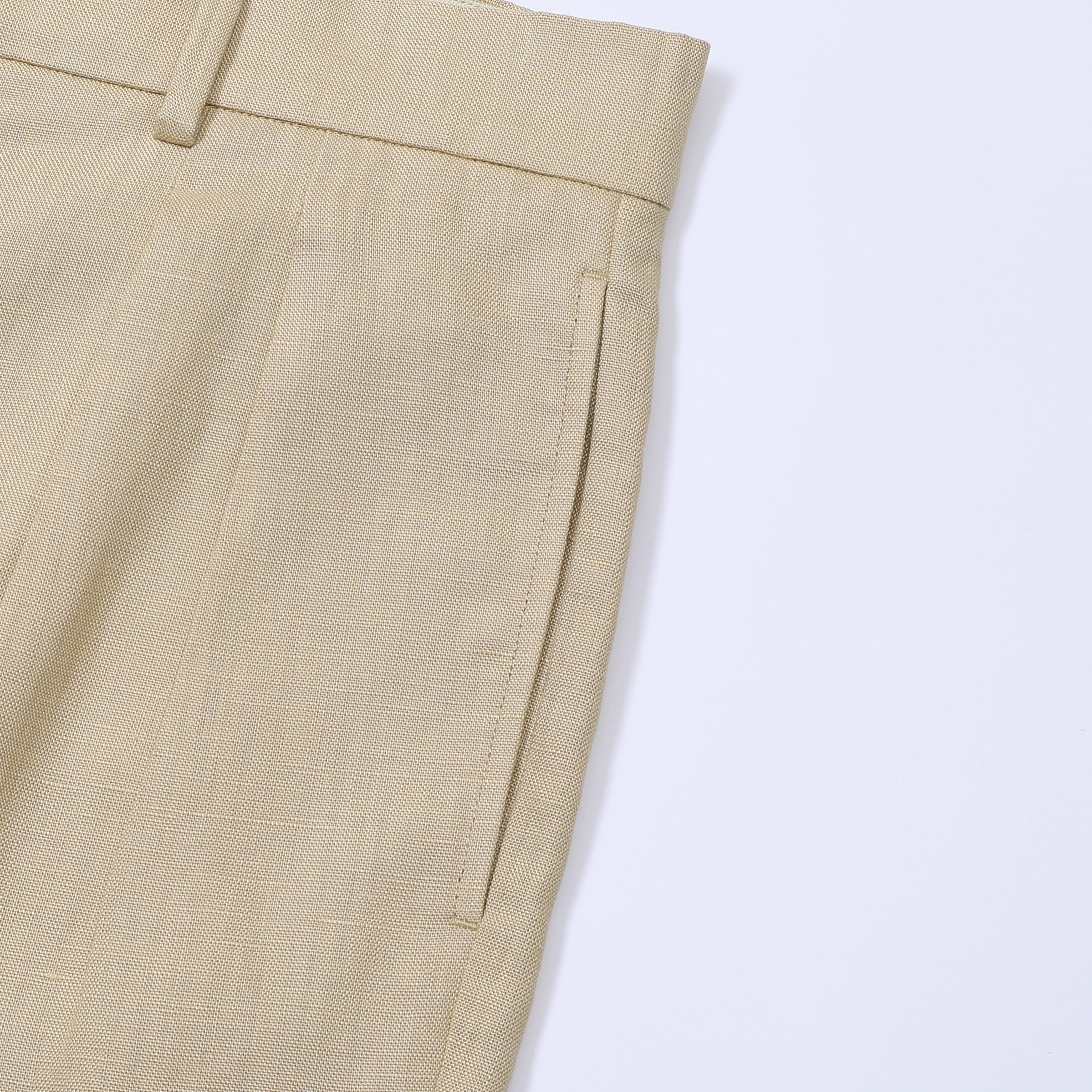 2026 New Fashion Buxton Linen Bermuda Shorts – Khaki | Spring/Summer 2026 Collection