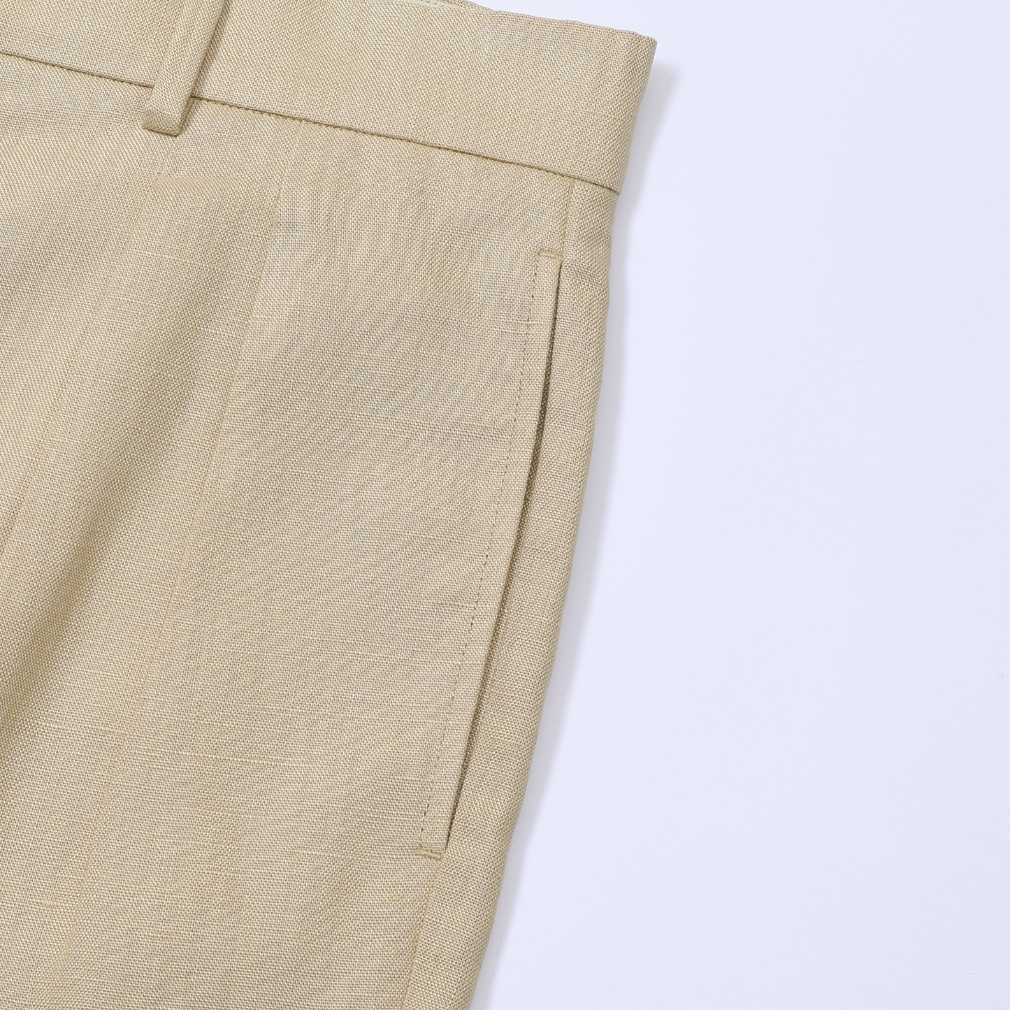 2026 New Fashion Buxton Linen Bermuda Shorts – Khaki | Spring/Summer 2026 Collection