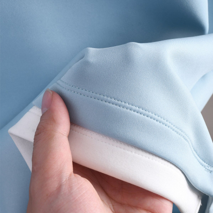 Comfortable Skin-Friendly Minimalist Versatile Layered Design Fashion Casual Short Sleeve T-Shirt