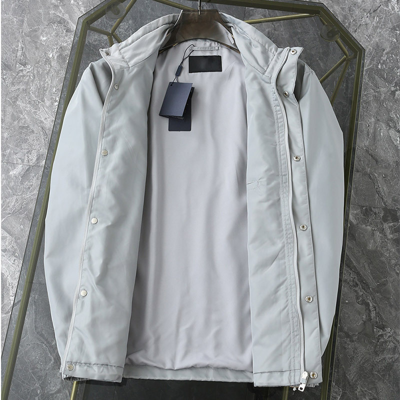 2025 New Eco-Friendly Windproof Waterproof Soft Skin-Friendly Wrinkle-Resistant Structured Business Casual Stand Collar Jacket Outerwear