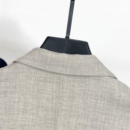 2025 Spring/Summer Luxury Worsted Fabric Premium Tailoring Modern Slim Fit Versatile Elegance Men's Business Casual Blazer