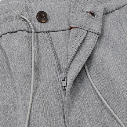 2026 Fall/Winter Wool Drawstring Trousers – Premium Men's Casual Pants
