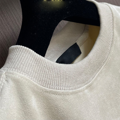 2025 Spring/Summer New Ultra-Soft 14-Gauge Yarn Skin-Friendly Breathable Lightweight Italian Blended Wool Short Sleeve Knitwear