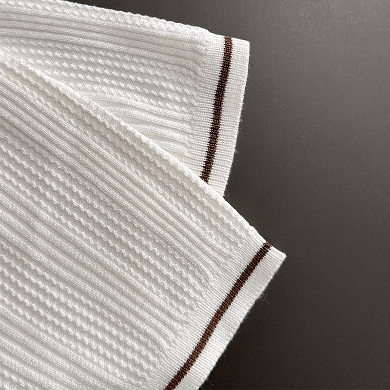 2025 New Spring Summer Combed Cotton Yarn Knitted Fabric High GSM Pure Cotton 3D Embroidery Craft Loose Fit Men's Polo Short Sleeve T-Shirt