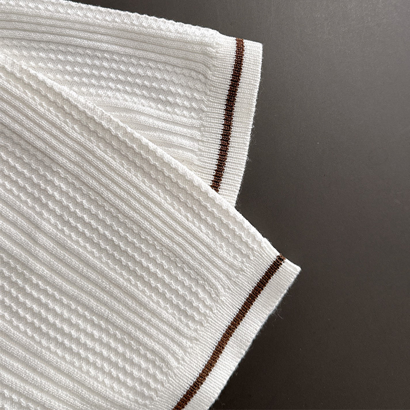 2025 New Spring Summer Combed Cotton Yarn Knitted Fabric High GSM Pure Cotton 3D Embroidery Craft Loose Fit Men's Polo Short Sleeve T-Shirt