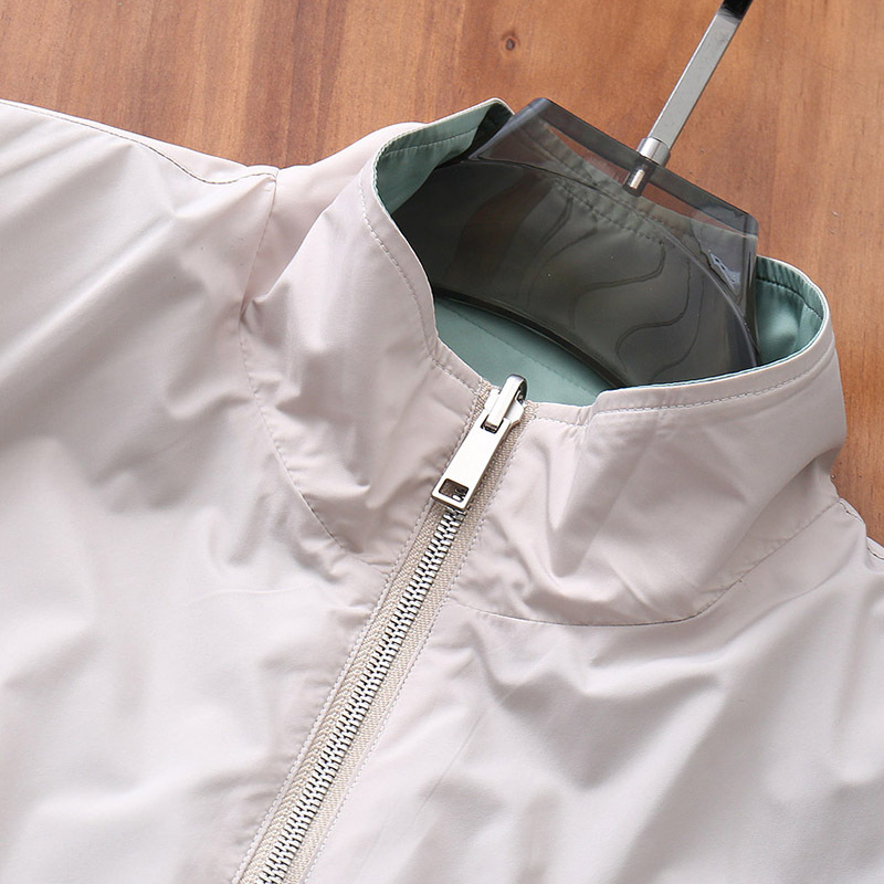 2025 New Slightly Loose Comfortable Lightweight Men Business Casual Stand-up Collar Jacket