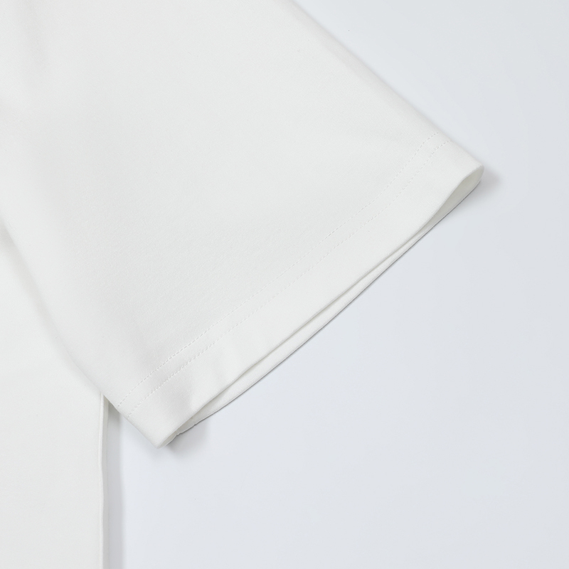 2026 Spring/Summer Horse Leather Patch Short Sleeve T-Shirt – Premium White Men's Tee  Short Description