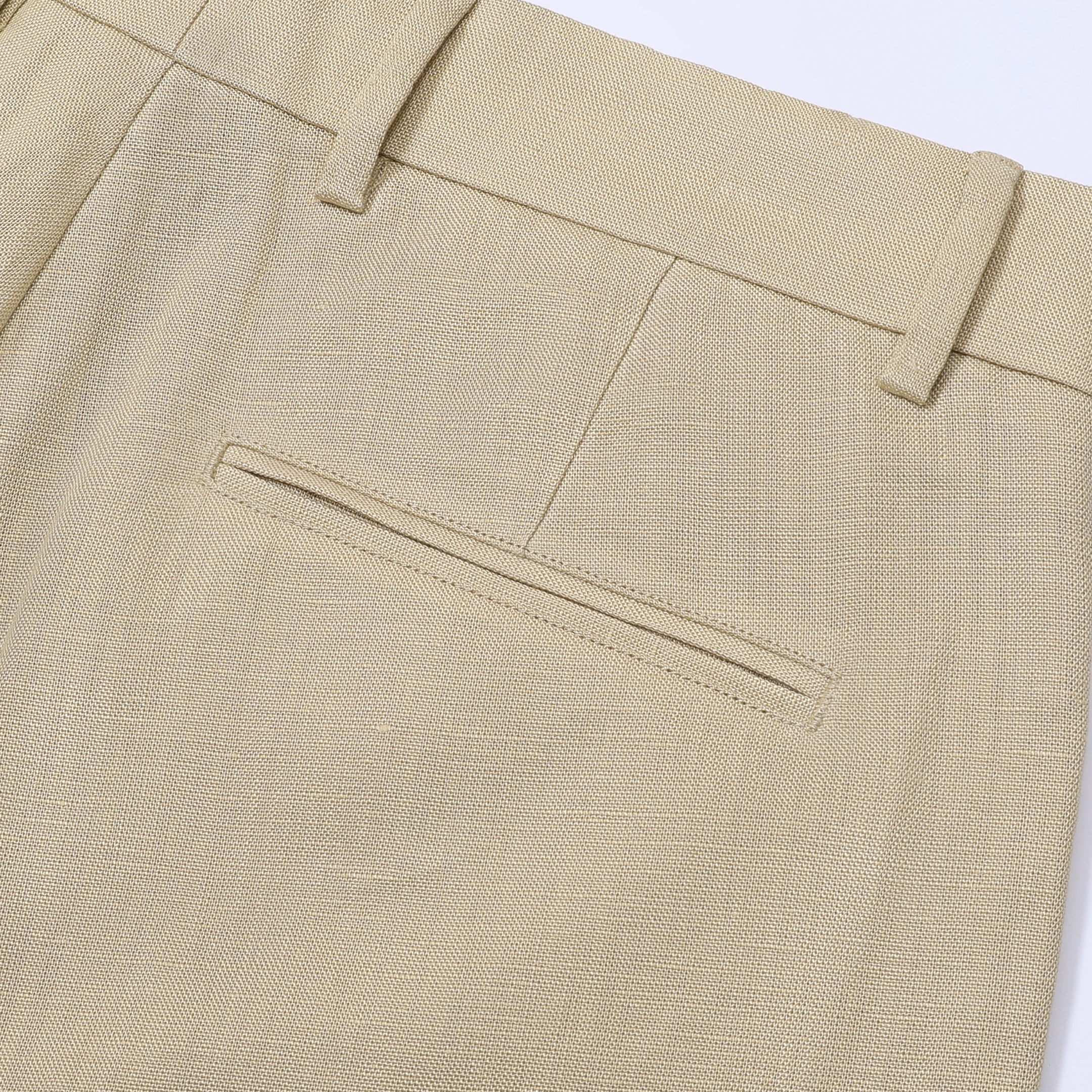 2026 New Fashion Buxton Linen Bermuda Shorts – Khaki | Spring/Summer 2026 Collection