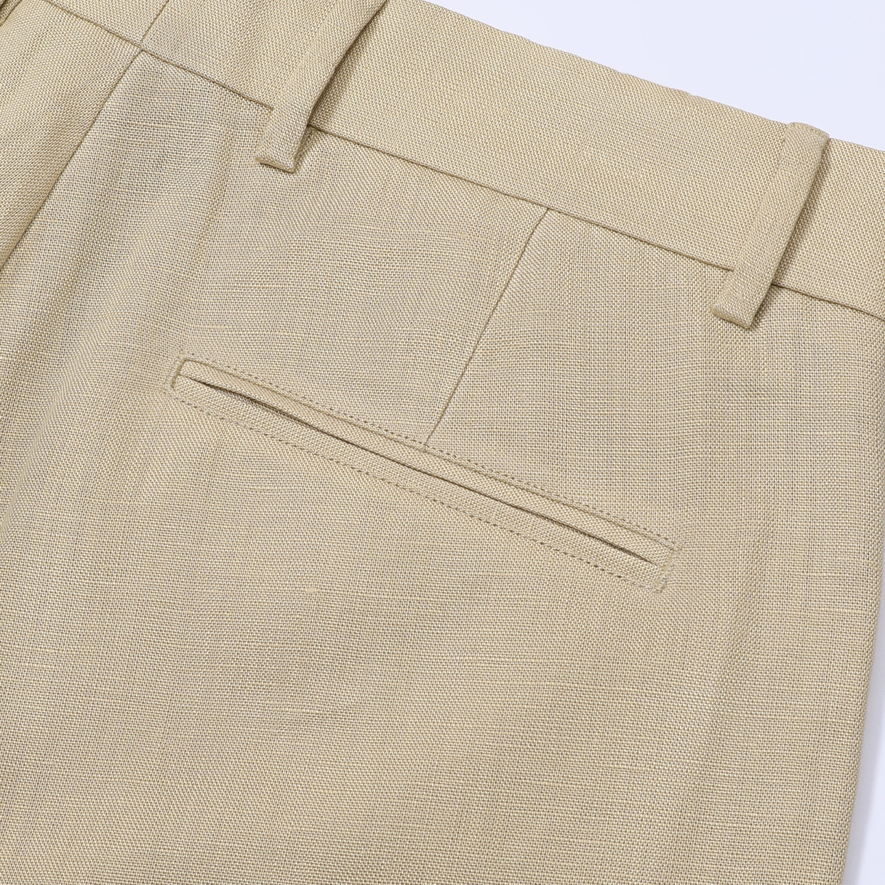 2026 New Fashion Buxton Linen Bermuda Shorts – Khaki | Spring/Summer 2026 Collection